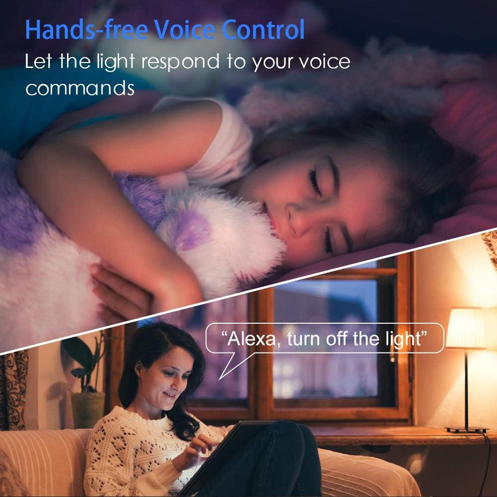 Smart Switch with App & Remote Control, Alexa Light Switch Single-Pole, 2.4Ghz Wi-Fi Timer Wall Switch Compatible with Alexa Google Home, Neutral Wire Needed, No Hub Required